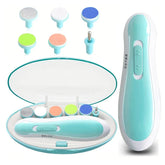 Safe Baby Electric Nail Trimmer File Kit Manicure